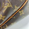 [Pre-Owned] Zipper Closure Logo Print Monogram Coated Canvas With Leather Trim Dumpling Bag - Fair #O71UPN