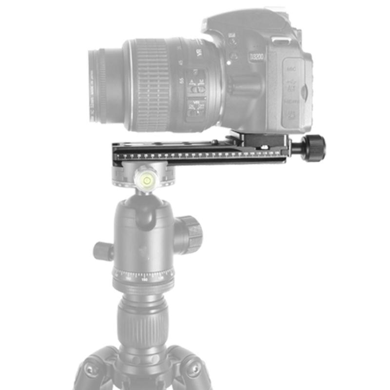 NNR150/NNR150S Camera Clamp Lens Quick Release Long Plate Clamp Mount Clip with Built-in High Contrast Bubble Level