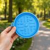 Foldable Pet Bowl Portable Slow Feeder Bowl with Suction Cups Non-Slip Silicone Collapsible