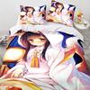 Anime Kawaii Sexy Meisje Beddengoed Set Jongens Meisjes Eenpersoons Tweepersoons Maat Dekbedovertrek Kussensloop Bed Kinderen Volwassenen Mode Hometextiel