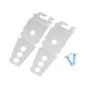 2 Pezzi Staffa di Fissaggio per Lavastoviglie da Incasso 8269145 Kit di Montaggio per Lavastoviglie da Incasso Con 2 Viti di Installazione