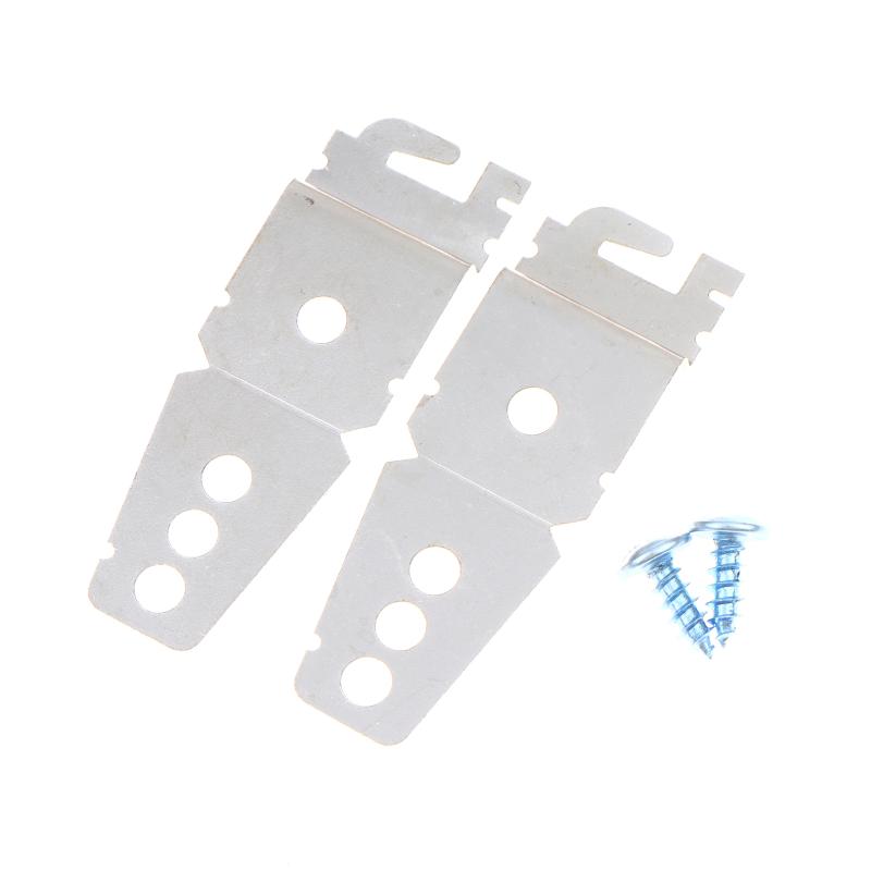 2 Pezzi Staffa di Fissaggio per Lavastoviglie da Incasso 8269145 Kit di Montaggio per Lavastoviglie da Incasso Con 2 Viti di Installazione