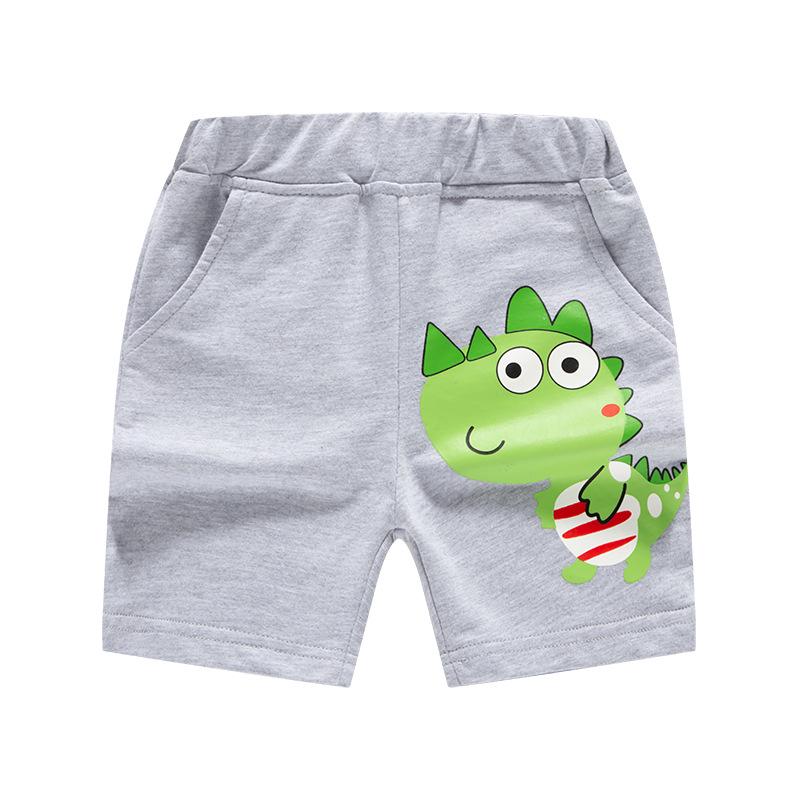 Trendy 2026 Kids  Cartoon Cotton Shorts - Korean Style Casual Summer Pants for Boys 120 cm
