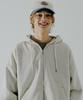 Wv Project Kani Hoodie Zip-Up Oatmeal Mjhd7627