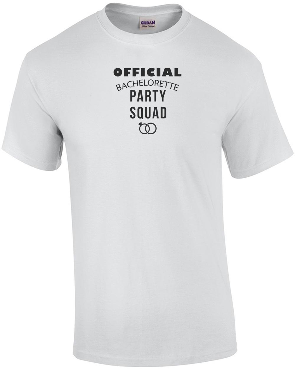 Official bachelorette party squad - bachelorette t-shirt Unisex T-Shirt XL