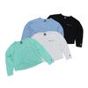 Champion Long Sleeve Round Script Short Sleeve School Kids' T-Shirt, Neck, Quick-Drying, Logo, T-Shirt, Girls, White, CK-ZS406