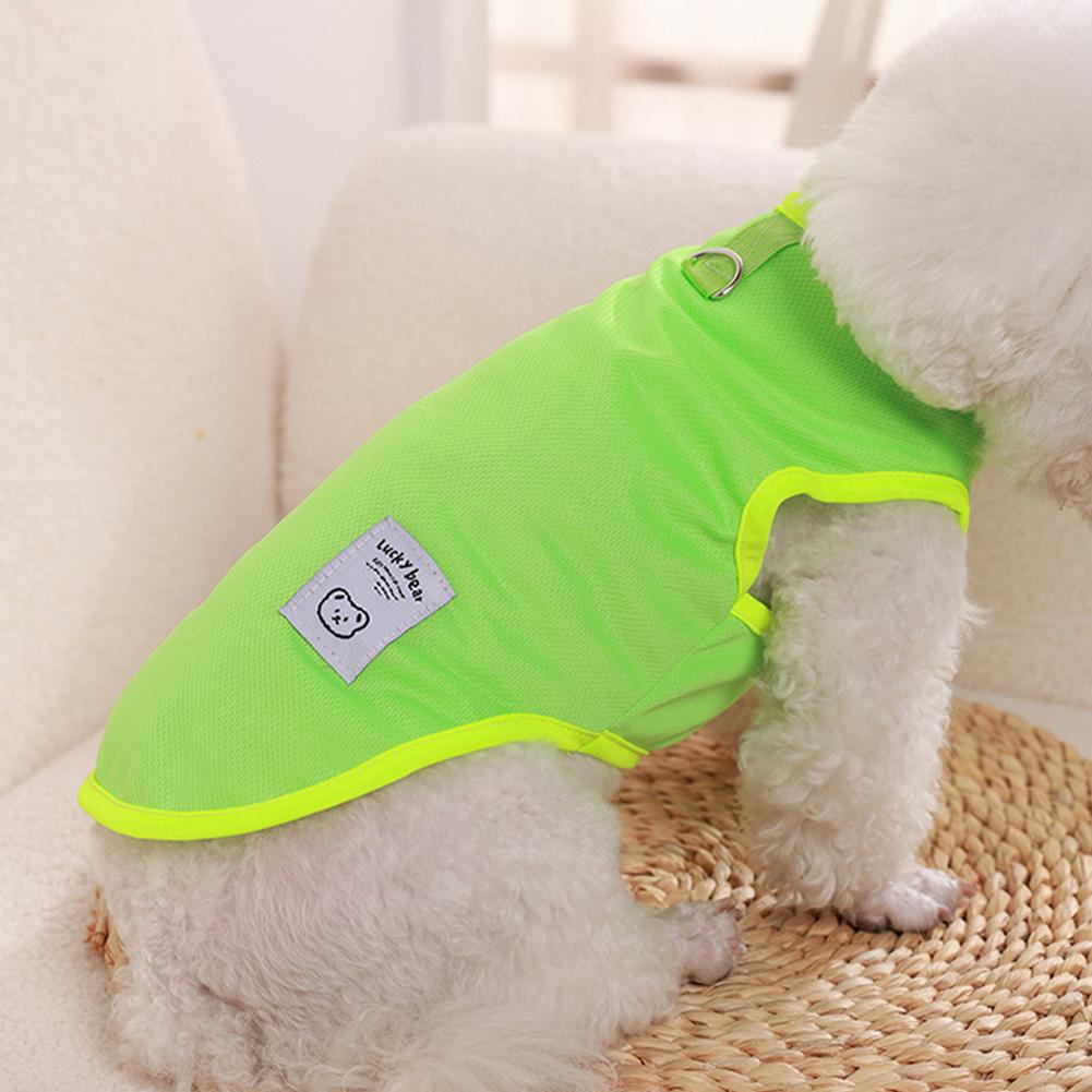 M-2XL Summer Pet Cat Vest Pet Puppy Dog Clothes Breathable with Traction Buckle for Small Dogs Teddy Dog Vest Pet Clothing