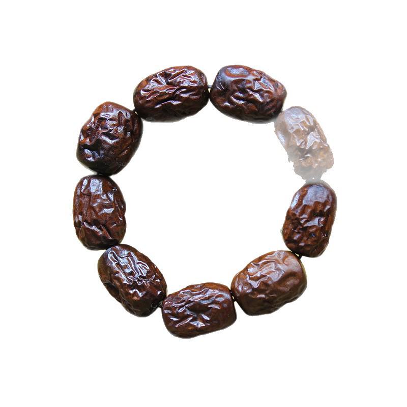 Handcrafted Thunderstruck Jujube Wood Prayer Bead Bracelet for Men and Women