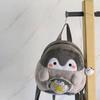 Penguen Karikatür Goth Harajuku Sırt Çantası Kadın Sevimli Jk Kız Ita Çanta Bebek Çantası Ağrı Çantası Aksiyon Figürü Peluş Mini Küçük Okul Çantası