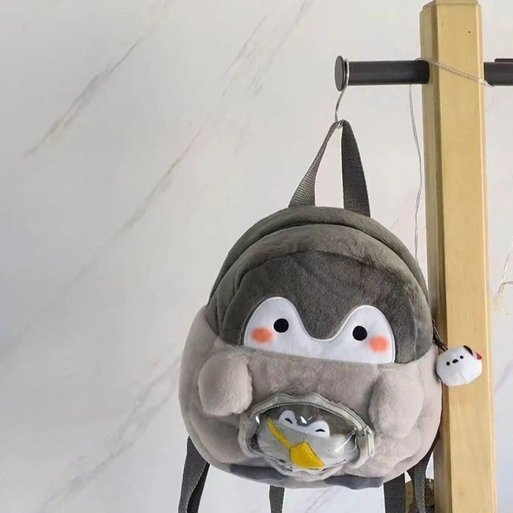 

Рюкзак Харадзюку с рисунком пингвина из мультфильма гот, женский милый Jk Girl Ita, сумка для куклы, сумка для боли, экшн-фигурка, плюшевая мини-маленькая школьная сумка