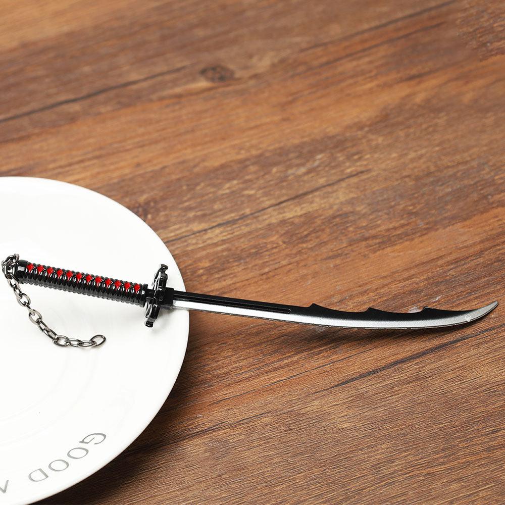 Colgante de la Hoja Zangetsu de Ichigo de Bleach - Accesorio Llavero de Anime