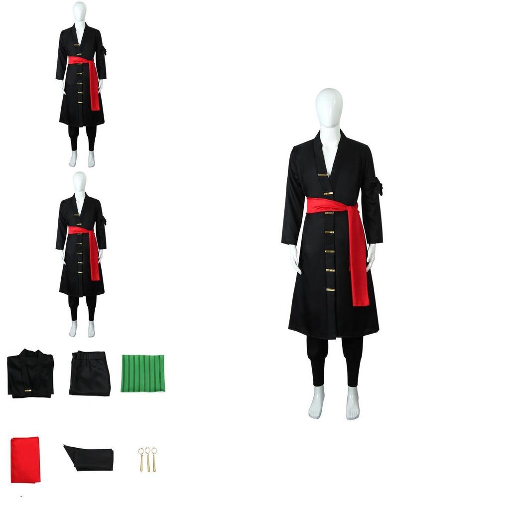 Transform Into Roronoa Zoro With Wano Kuni Country One Piece Kimono Costume