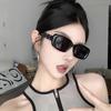 Sunglasses Men's High-end Retro Box New Face Small Sunglasses Women's Sun Protection Ultraviolet