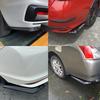 For Universal Car Rear Bumper Lip Diffuser ABS Carbon Fiber Black Styling Protective Exterior Body Kit Upgrade Trim Accessories