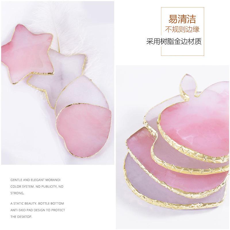 Nail Art Star Palette, Resin Agate Sheet Nail Art Painting Palette Nail Art Display Board Tool