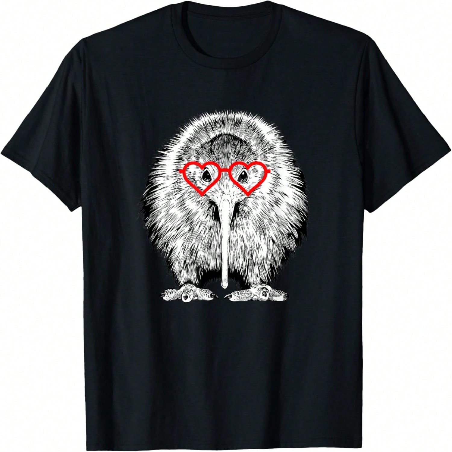 Kiwi Bird On Kiwi Bicycle Kawaii Kiwi T-Shirt S разноцветный