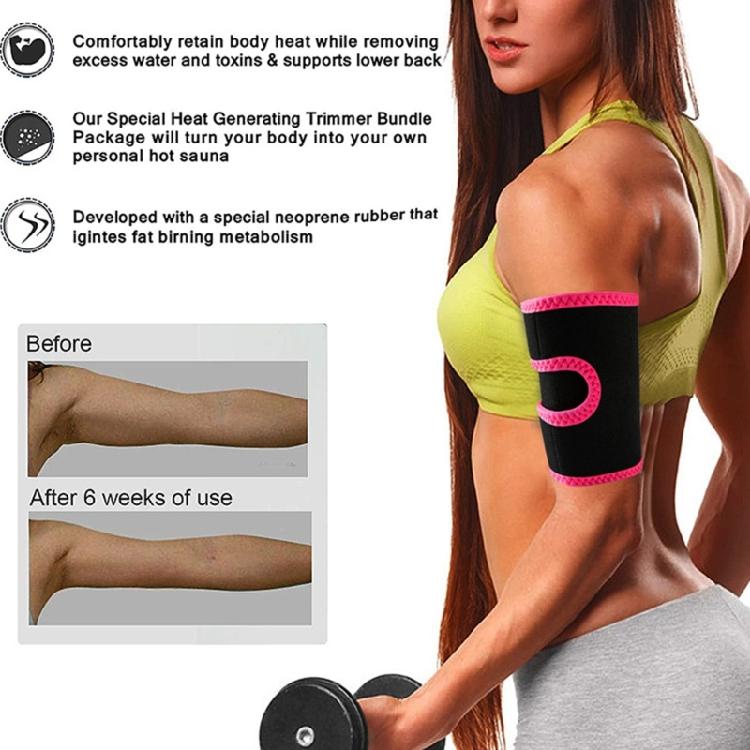 Fitness Exercise Arm Wrap Sleeve Slimming Arm Shaper Compression Upper Arm Wrap Band for Fitness Exercise Workout Pilate