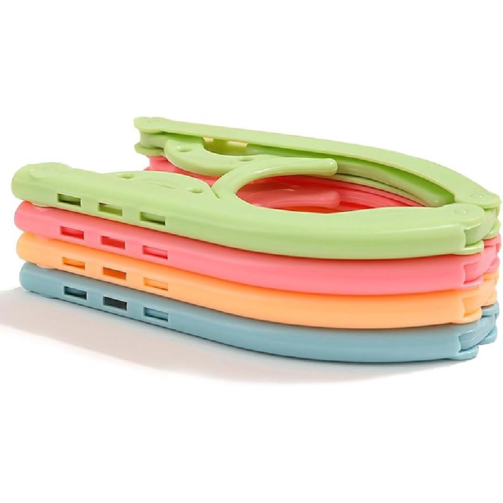 12 шт Дорожные вешалки Складные Портативные Пластиковые Вешалки Складные Вешалки для Одежды Экономящие Место Вешалки для Одежды для Деловых Поездок Путешествий Colorful 12pcs 2480₽