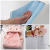 1PC Cartoon Hanging Hand Towel Soft Coral Kitchen Towel Cute Kids Child baby Quick Dry Bathing Towel