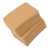 Kartonpapier Bedruckbar Dickes Kraft Blanko Postkarten Set für DIY Grußkarte Hochzeitseinladung Notizkarte Braun