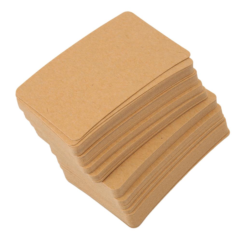 Kartonpapier Bedruckbar Dickes Kraft Blanko Postkarten Set für DIY Grußkarte Hochzeitseinladung Notizkarte Braun