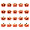 20 Pieces Halloween Miniature Pumpkin Figurines Desktop Ornament Resin Sculptures Crafts