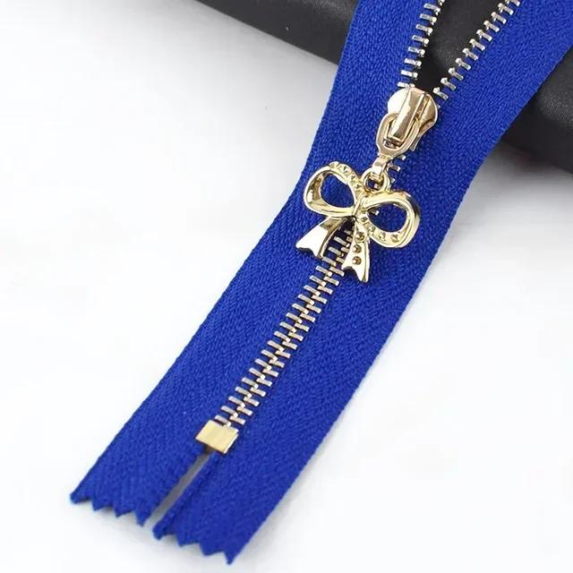 5Pcs Meetee 3# 15-30cm Metal Zippers Bags Closed End Auto Lock Zipper for Clothes Repair Kit DIY Sewing Material Accessories
