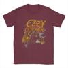 Ozzy Osbourne T-skjorte Menn Casual 100% Bomull T-skjorte O-hals Kort Erm T-skjorte Gaveidé Topper