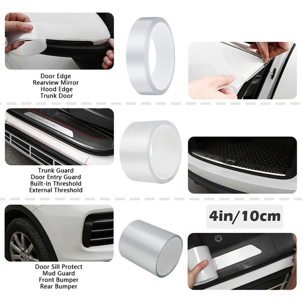 1Roll 2/3/5/7/10cm Width Bicycle Protection Stickers Riding Decoration Car Door Tape