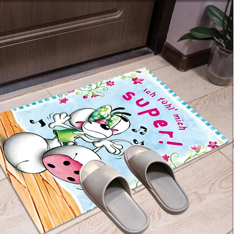 Diddl Pattern Rug, Indoor/Outdoor Mat, for Picnic, Gameroom, Bedroom, Office, Living Room, Home Decor Carpet, Birthday Gift