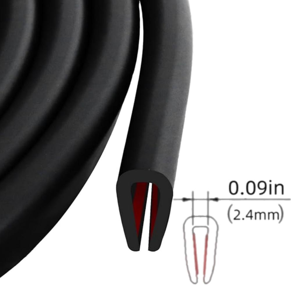 

1 roll 3meter/5-meter U-shaped edge protection strip,door edge protection strip (16mm/24mm/32mm),glass Scratch resistant hand 1M