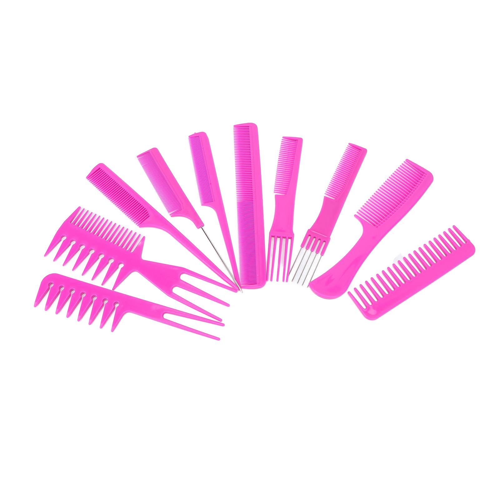 

10 шт. Расческа для волос Эргономичная ручка Премиальный АБС Стабильная Прочная Широкое применение Расческа для укладки для дома