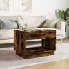 Infinity LED Coffee Table In Smoked Oak 70x50x50 Cm