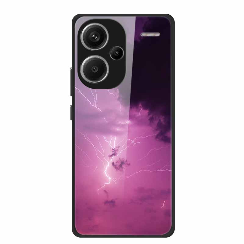 For Redmi Note 13 Pro Plus 5G Case Tempered Glass Hard Back Covers for Redmi Note 13 Pro 5G  Note 13 Pro+  13 Luxury Cover Coque