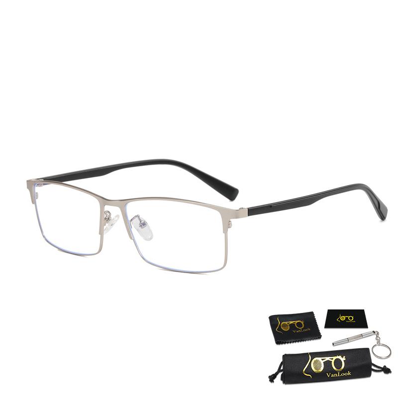 Big Titanium Glasses Frame Anti Blue Ray For Computer Work Business Spectacle Screen Protective Eyeglasses Wide155mm Light