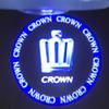 Juego de Luces de Cortesía con Logo de Corona Minile Luz de Bienvenida en la Puerta Luz de Cortesía Proyección de Logo LED de Cortesía para Serie Corona Repuestos de Luz de Puerta de Coche