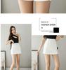High Waist Elastic Slit Skort - Slimming & Sexy A-Line Shorts for Women 2024