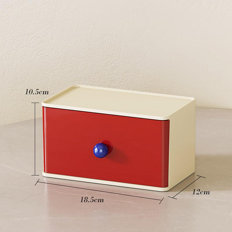 Desktop storage box, dopamine color storage drawer, multi-functional desk storage, suitable for desk, office supplies, dressers