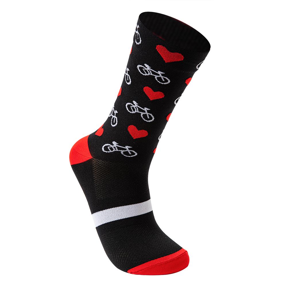 1 Paar Herren bunte Happy Socks Herren Freizeit Business Anzugsocken Outdoor Sport schnelltrocknend Atmungsaktive Radfahren lange Socken