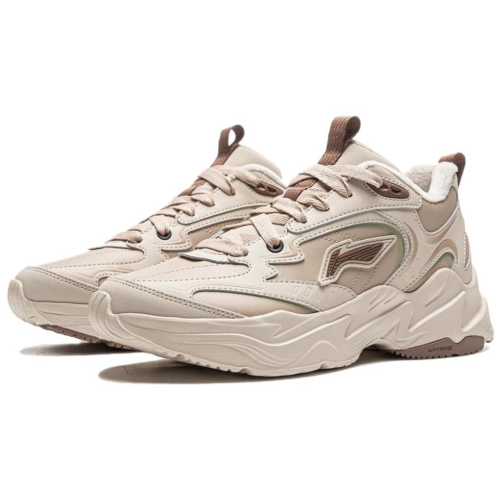Li Ning Ln Defender Simple Comfortable Durable Warm Mid-Top Casual Shoes Women Casual Shoes AGCV396-4
