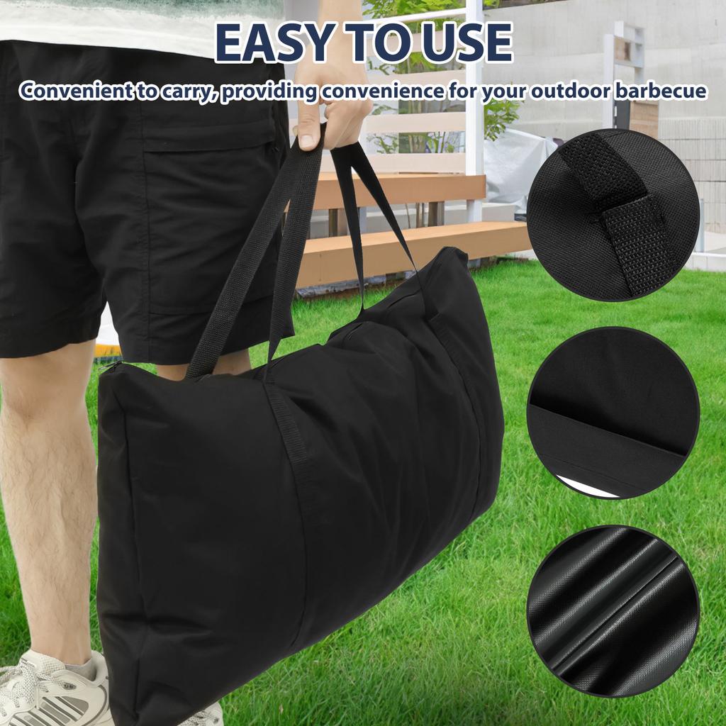 Bolsas de Transporte para Plancha 600D PVC Resistente al Desgarro Bolso de Mano para Plancha Plegable Bolsas de Almacenamiento para Plancha con Abertura de Cremallera para Camping Picnic