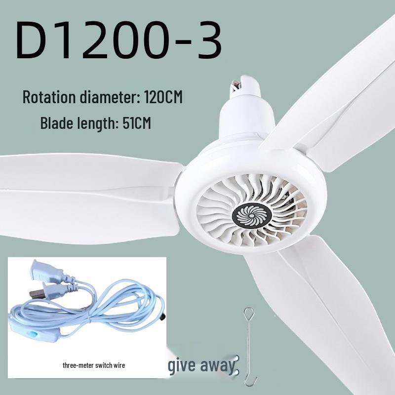 High Power Ceiling Fan with Plastic Blades & Remote, Ideal for Home, Restaurant, Bedroom, Living Room, Workshop, and Hall