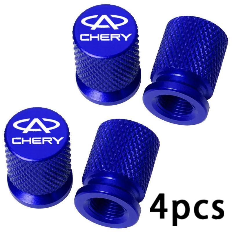 4PCS Colorful Car Accessories Car Tire Valve Cap For CHERY Tiggo 8 7 6 4 3 5x Pro Arrizo Omoda 5 FX Fulwin Face QQ Z3