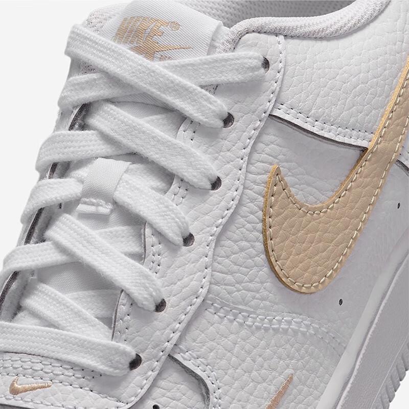 Nike Air Force 1 Bequeme Vielseitige Low-Top Kinder Sneaker Unisex Sneaker Weiß IO7403102