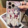 Cute Anime Puella Magi Madoka Magica For Phone 17 16 15 14 13 12 11 Pro Max Plus Pro Air Phone Case Corrugated Stripe Back Cover