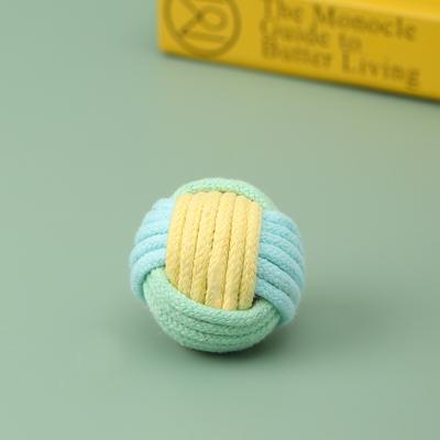 Giocattoli Interattivi in Corda di Cotone Palla per Gatti Accessori Giocattolo per Animali Palla di Cotone Nodo in Corda di Cotone Giocattolo Interattivo per l'Addestramento