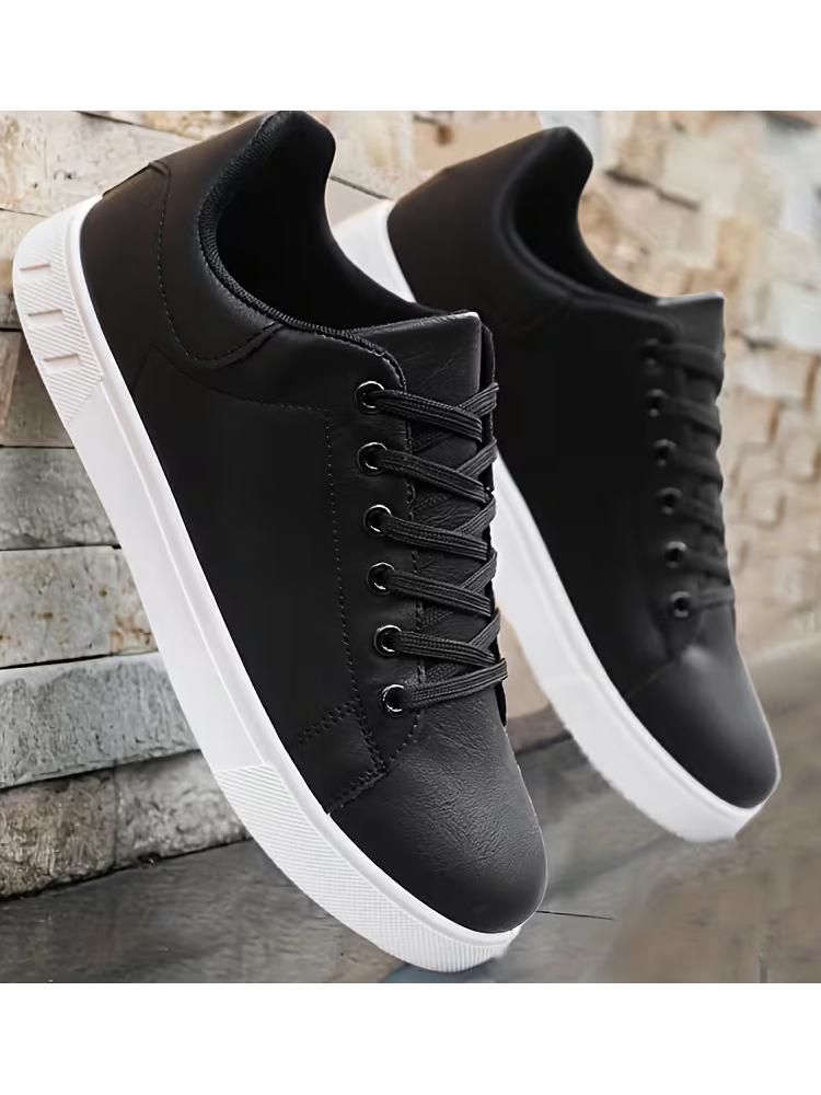 

Men s Lightweight Skate Shoes, Outdoor Casual Sneakers for Men 40 чёрный