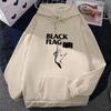 Punk Rock Band Black Flag Print Hoodies Street Grunge Casual Sweatshirts Autumn Fleece Clothing Male/female Hooded Pullover Tops