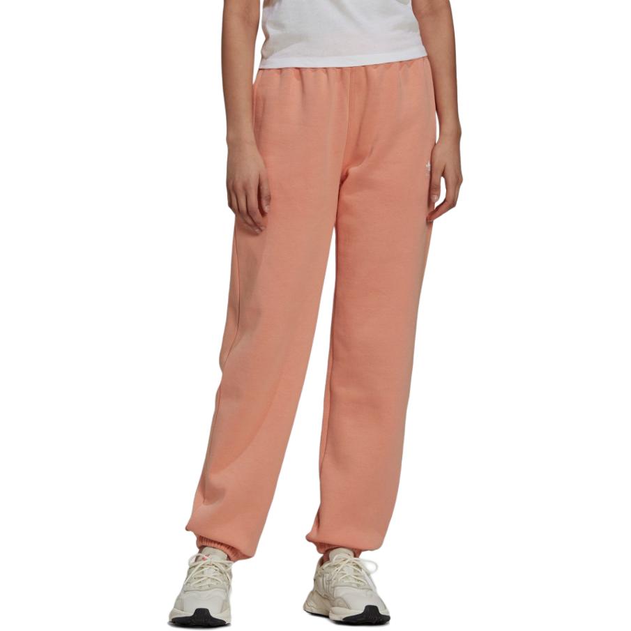 Adidas Originals Knitted Sweatpants Women's Light Pink Moderate Cuffed Pants H06631