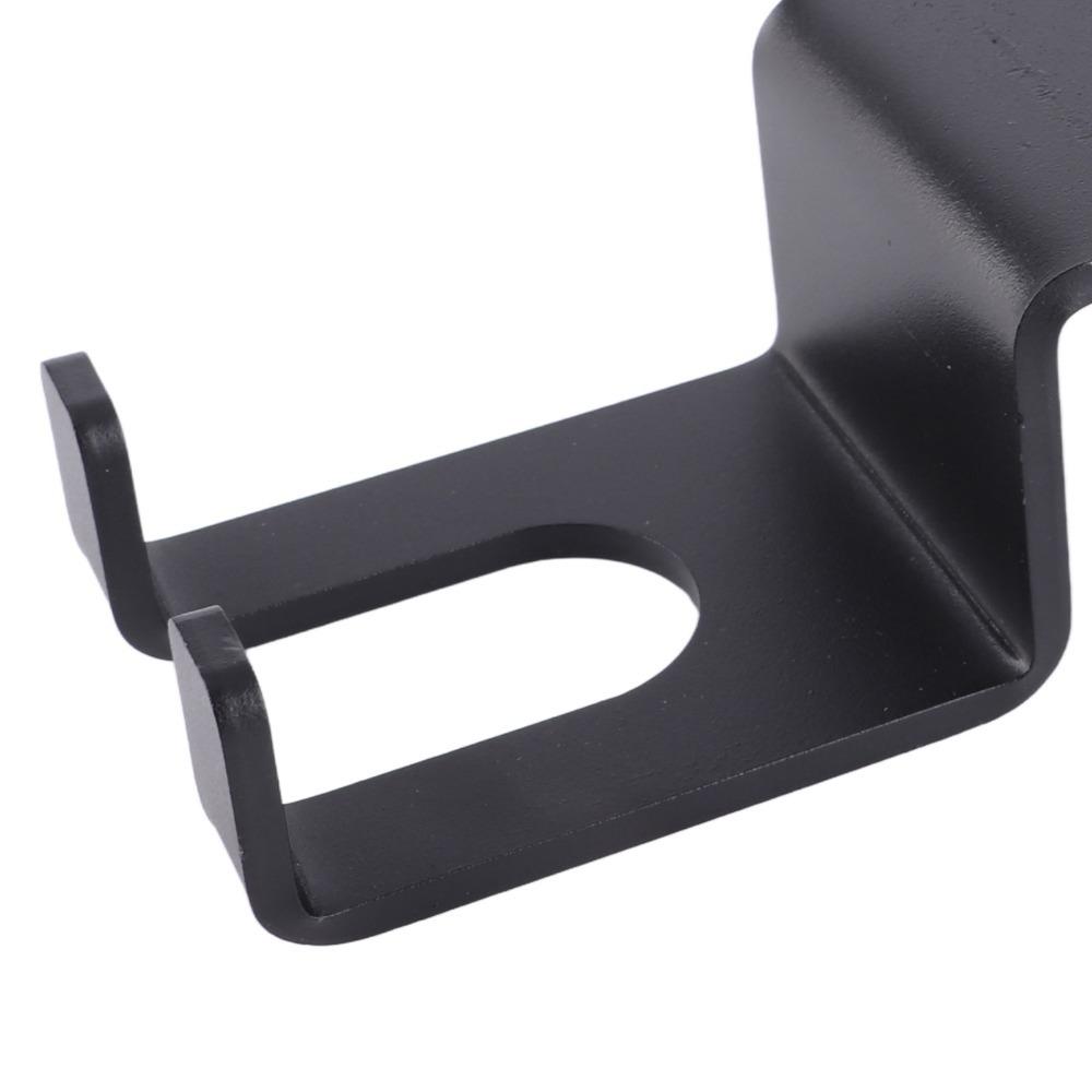 Space Saving Vertical Barbell Rack Dual Hook Weight Bar Holder Home Gym Organization чёрный